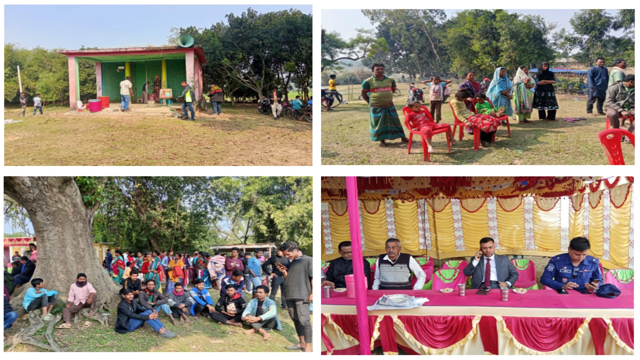 ঠাকুরগাঁও হরিপুর এবারো পাথর কালী পুজায় হলোনা মিলন মেলা