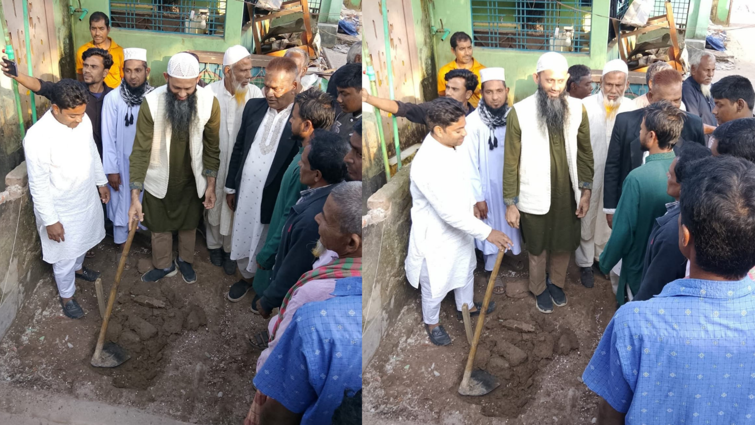 চিয়ারগাঁওয়ে জামে মসজিদ উন্নয়ন উপলক্ষে ওয়াজ মাহফিল ও তিনতলা মসজিদের ভিত্তিপ্রস্তর স্থাপন।